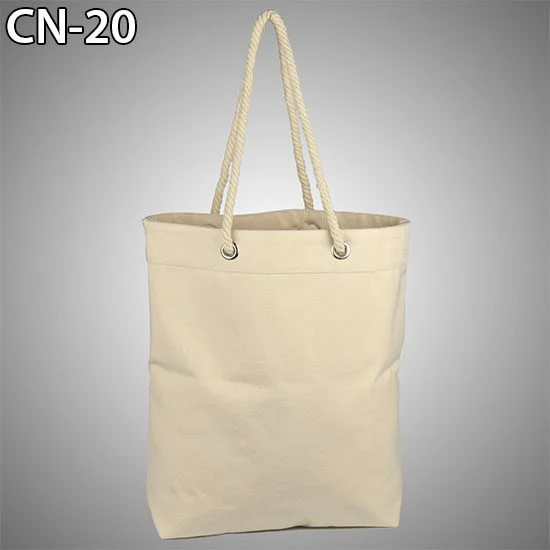 Sac fourre-tout en toile avec poignées en corde