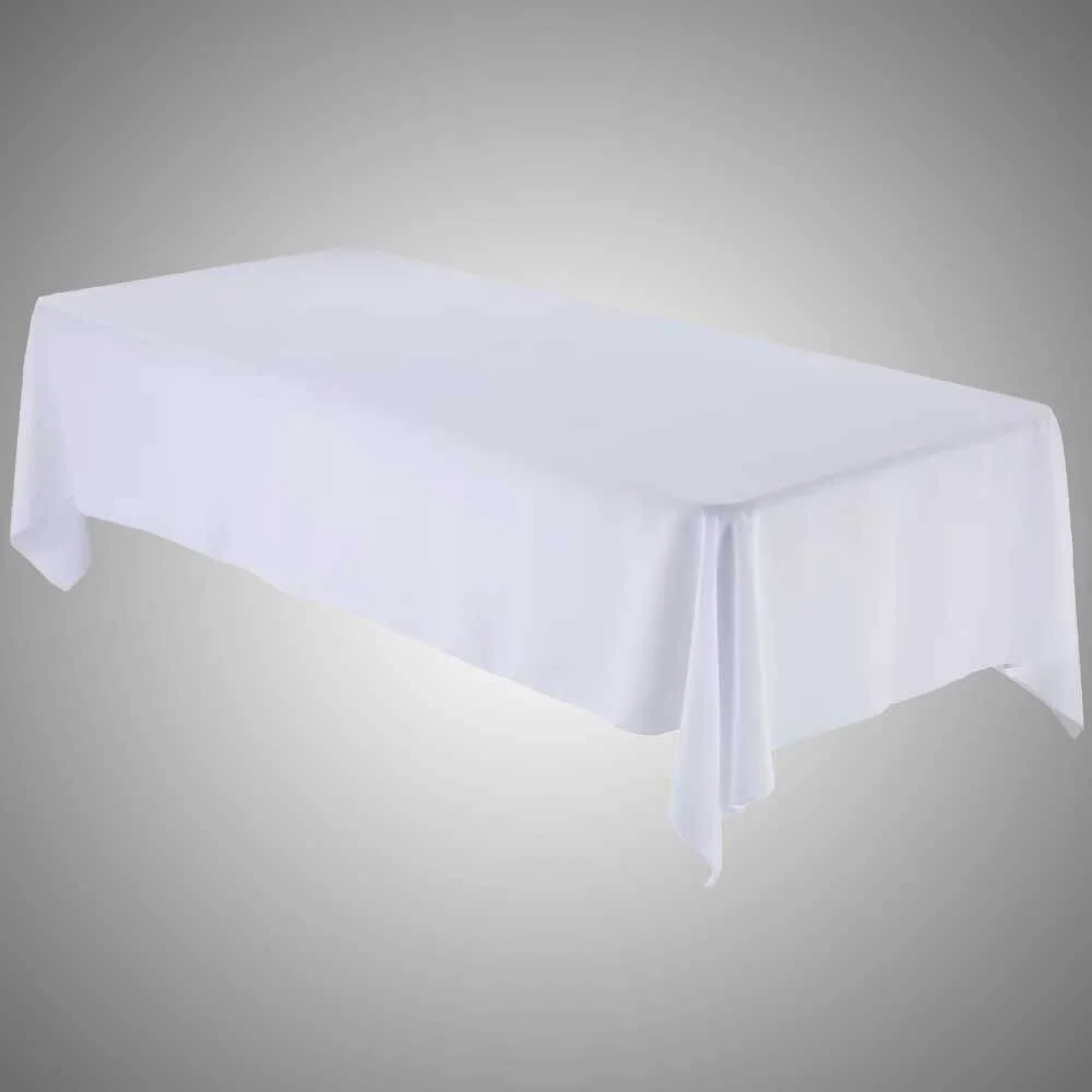 White Cotton Restaurant Tablecloth Bulk Wholesale Manufacturer