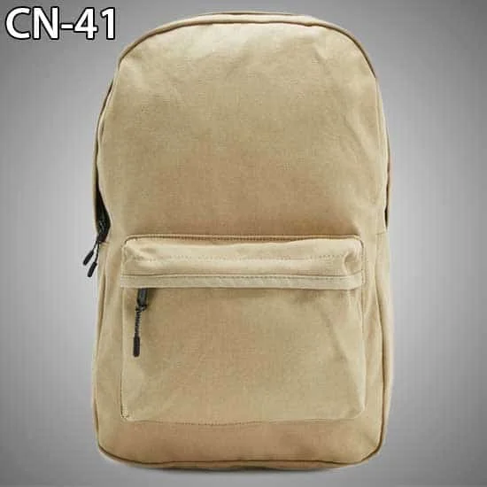 canvas school backpack