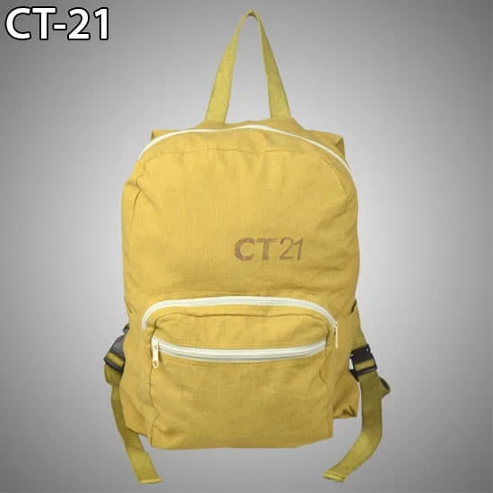 cotton zipper backpack bags
