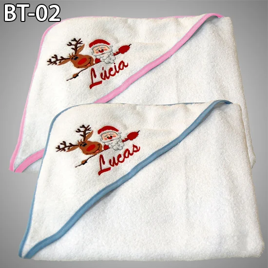 newborn baby towel with cap