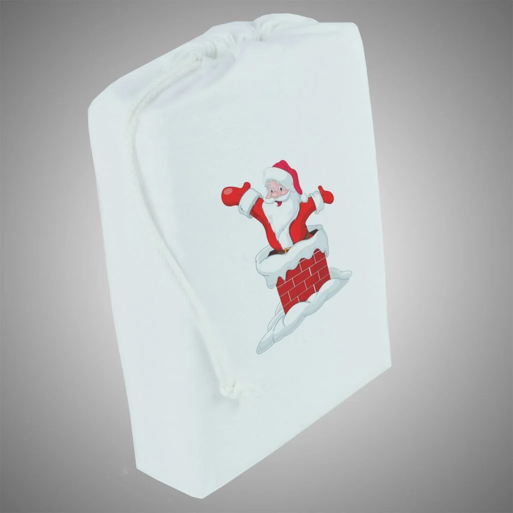 Santa Printed Packaging for Bed Sheets