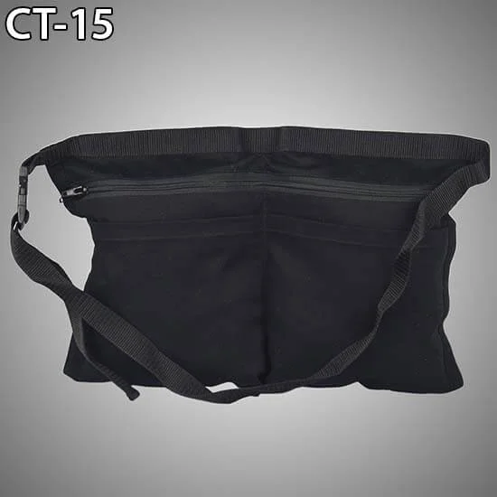 cotton zipper pouch bag