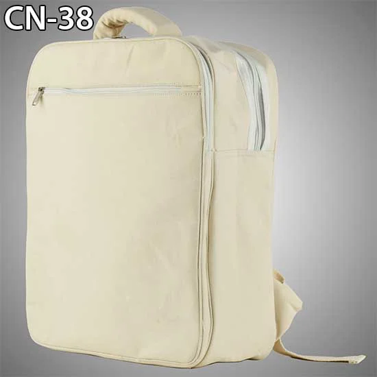 canvas zipper school backpack