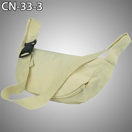 cotton cloth fanny zipper bag manufacturer