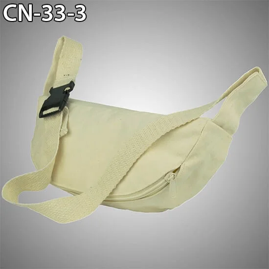cotton cloth fanny zipper bag manufacturer