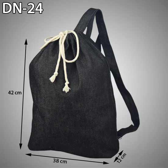 manufacturer of denim backpacks